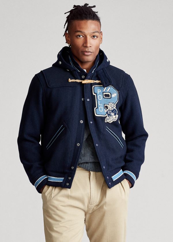 Men's Polo Ralph Lauren Letterman Toggle Jackets | 189645ZVT